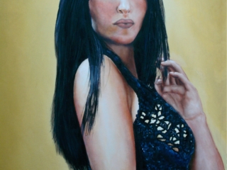 DEBORAH - 100 x 70 - Oleo sobre tela (Figura humana)