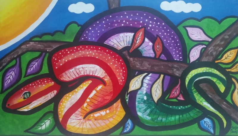 serpiente-en-el-bosque